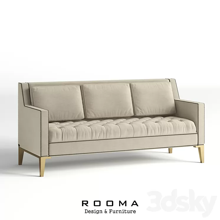 Sofa Hilton Rooma Design 3D Model
