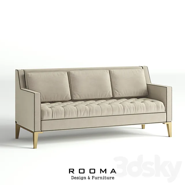 Sofa Hilton Rooma Design 3DModel