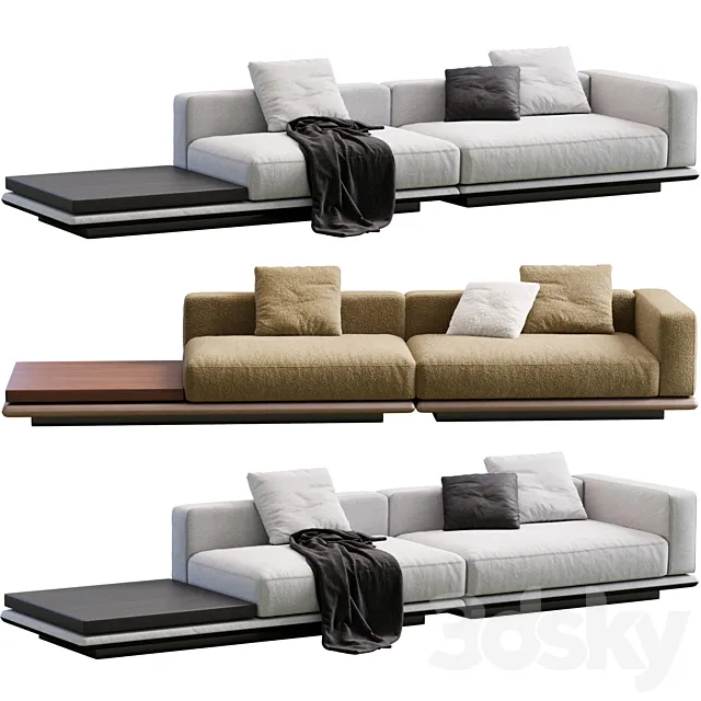 Sofa Horizonte By Minotti 3DModel