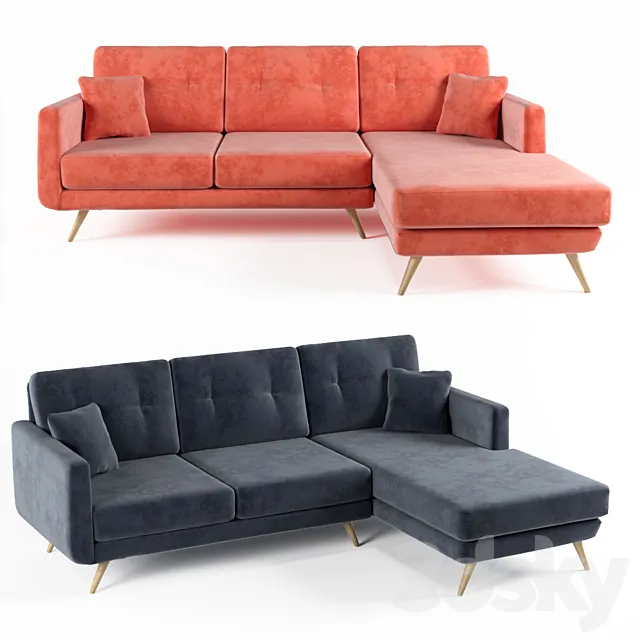 Sofa IKEA _ Sofa IKEA 3D Model