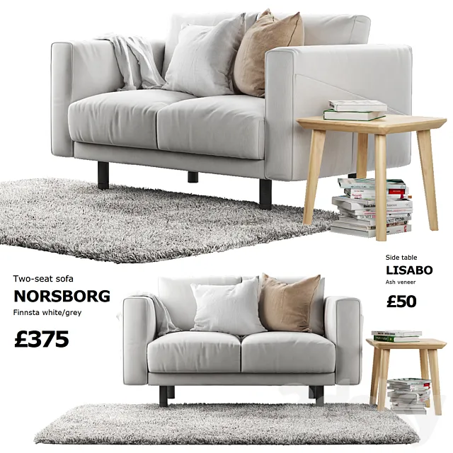 Sofa Ikea Norsborg 1 3DModel