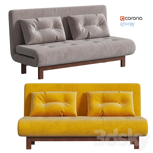Sofa IModern Doris 2 colors 3DModel