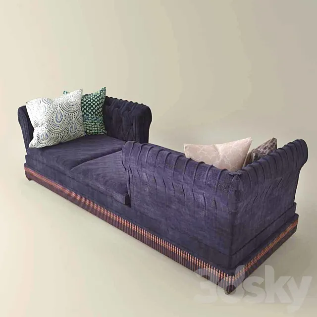 Sofa in the style of boho 3D Model
