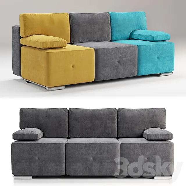 Sofa Javier Luna 3D Model