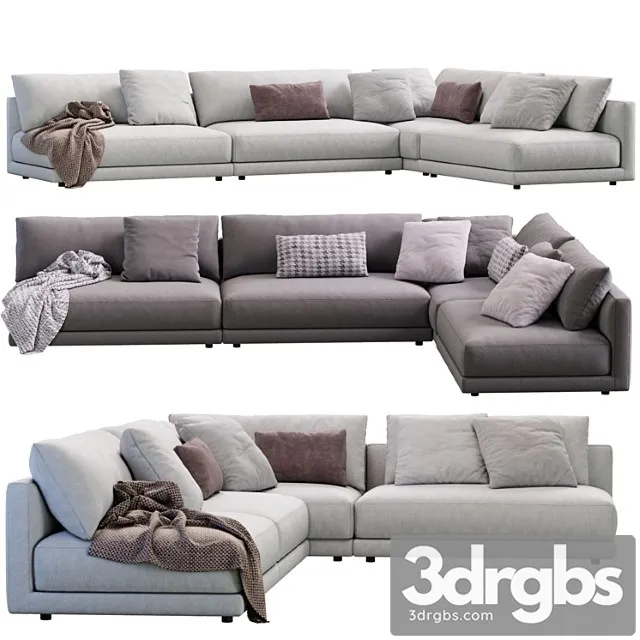 Sofa Katarina By Blanche 2 3D Model Free