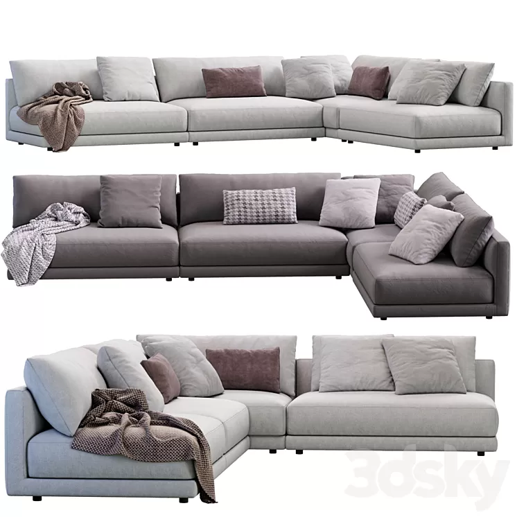 Sofa Katarina By Blanche 3D Model Free