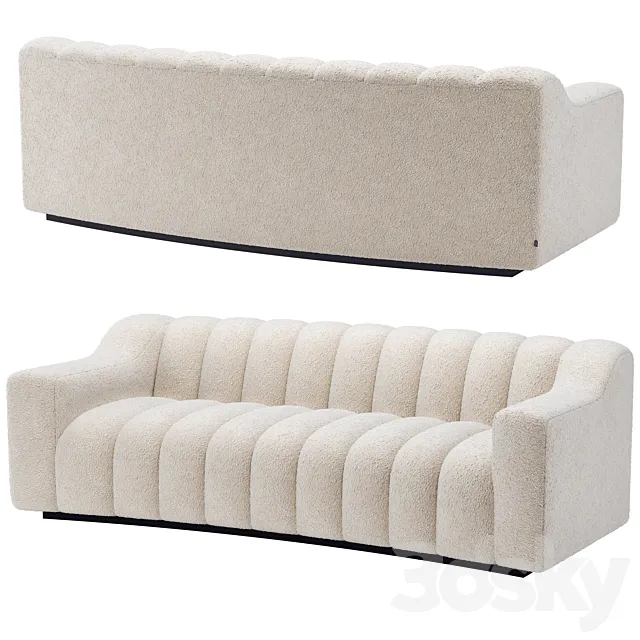 Sofa Kelly S by Eichholtz 3D Model
