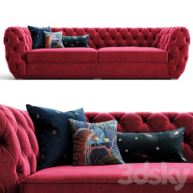 Sofa King Chesterfild "the sofa and chair company" 3DModel