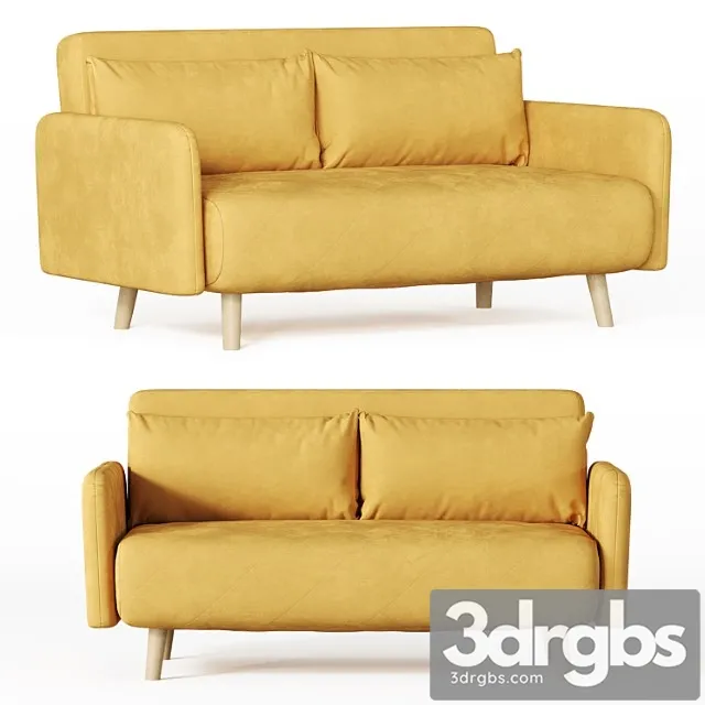 Sofa kusken 2 3D Model Free