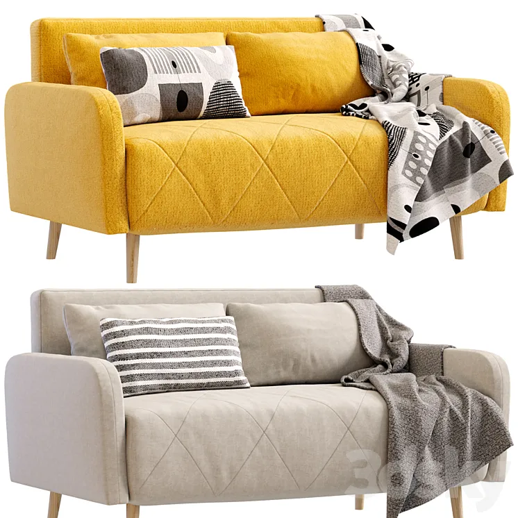 Sofa Kusken By Divan.ru 3D Model Free