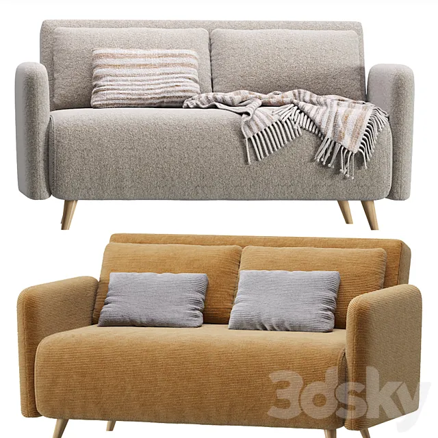 Sofa Kusken Vertical Lavender by Divan.ru _ Sofa Kusken 3D Model