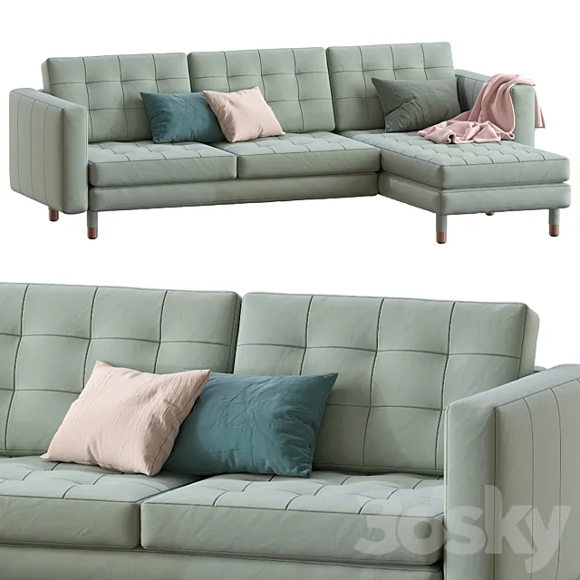 Sofa Landskrona By Ikea 3D Model