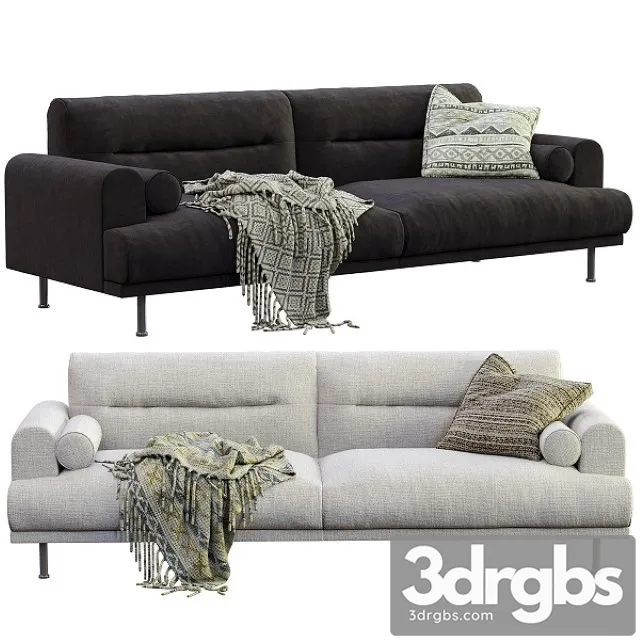 Sofa Langaryd By Ikea 3D Model Free