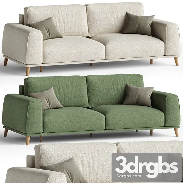 Sofa Laronso Soft Pearl 11 3D Model Free