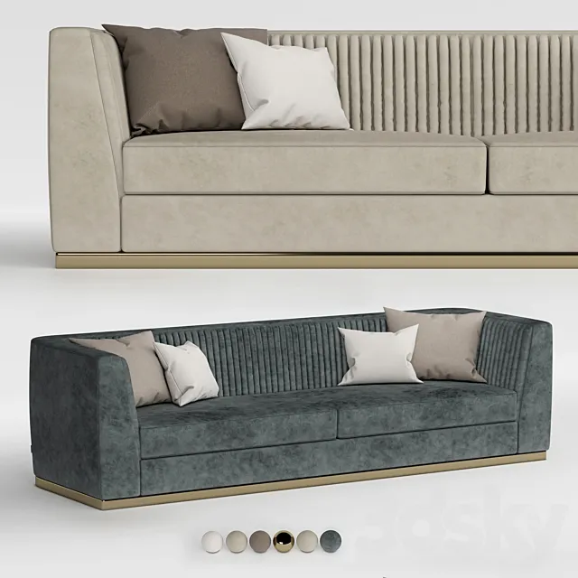Sofa Laskasas MIUZZA 3D Model
