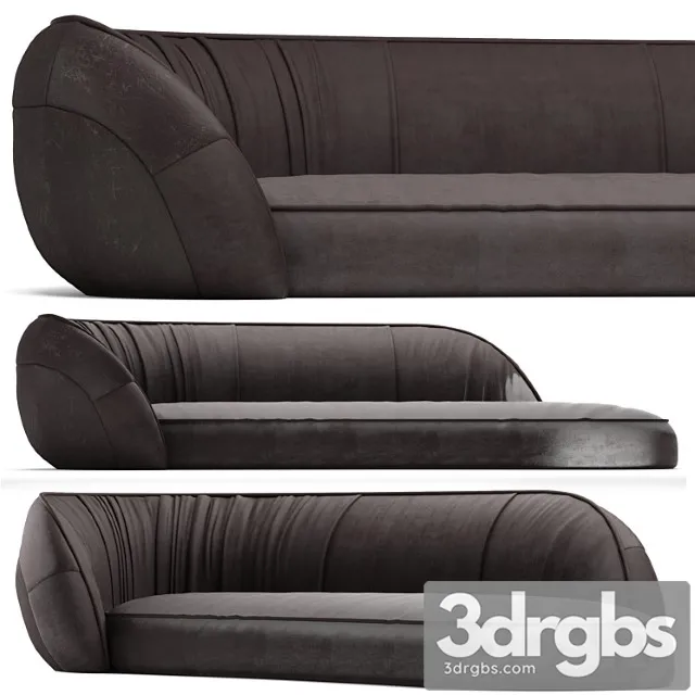 Sofa Leon Baxter 3D Model Free