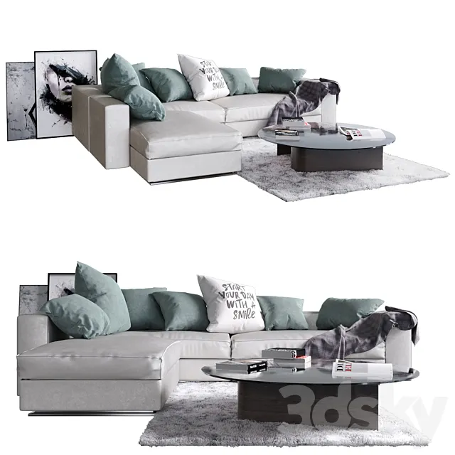 Sofa leonard minotti Free Download
