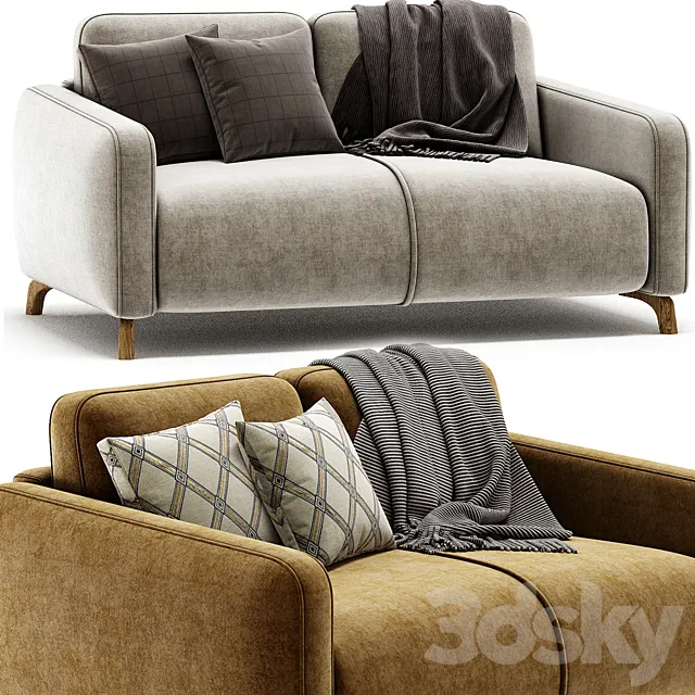 Sofa LIERI Mini from Divan ru | LYERI Sofa by Divanru 3D Model