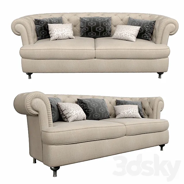 sofa Lisette Opera 3D Model