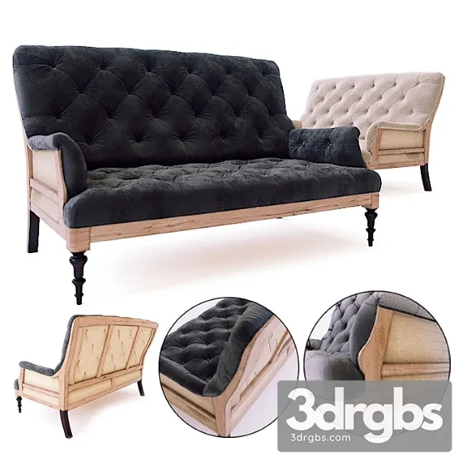 Sofa loft designe model 383540384092 2 3D Model Free