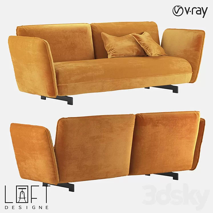 Sofa LoftDesigne 2974 model 3D Model