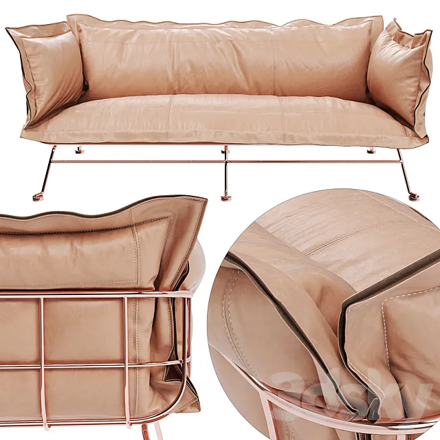 Sofa LoftDesigne 4090 _ Moooi Nest sofa replica 3D Model