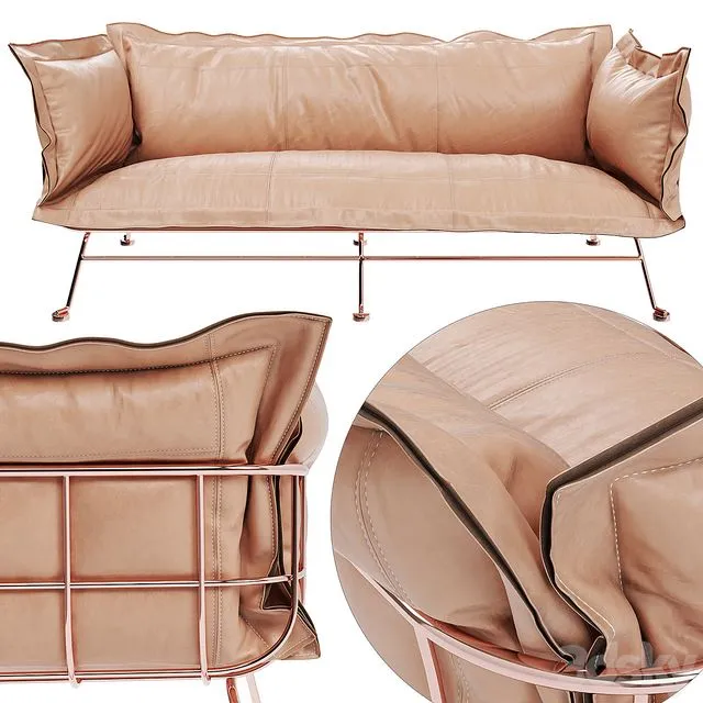 Sofa LoftDesigne 4090 Moooi Nest sofa replica 3D Model