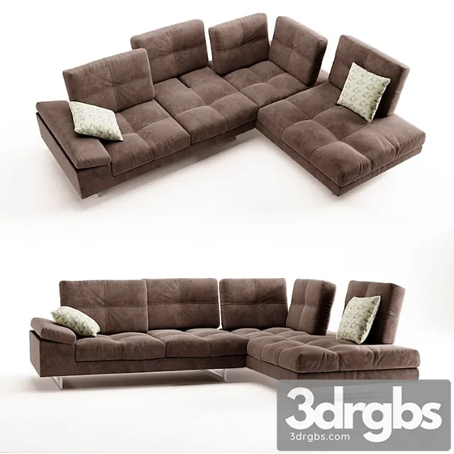 Sofa loiudiced privè 2 3D Model Free