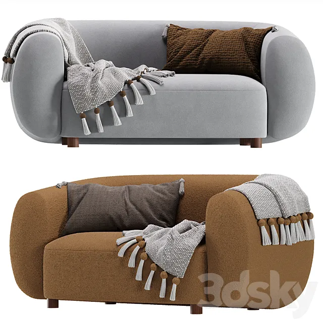 Sofa Londi Cozy Ivory Divan.ru _ Sofa Londi 3D Model