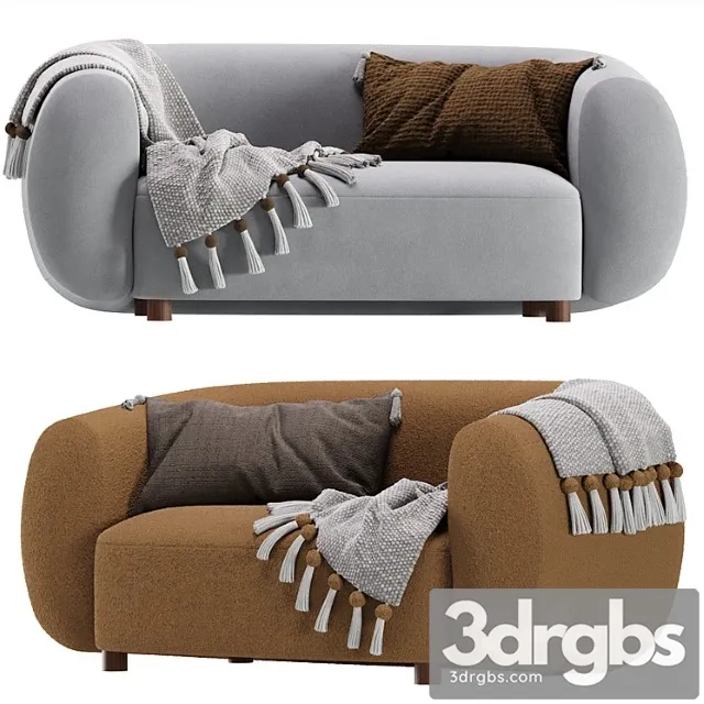 Sofa Londi Cozy Ivory Divan Ru Divan Londi 3D Model Free