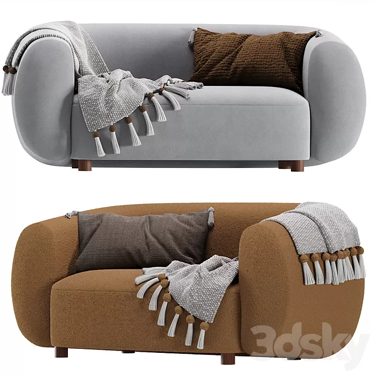 Sofa Londi Cozy Ivory Divan.ru / Sofa Londi 3D Model Free