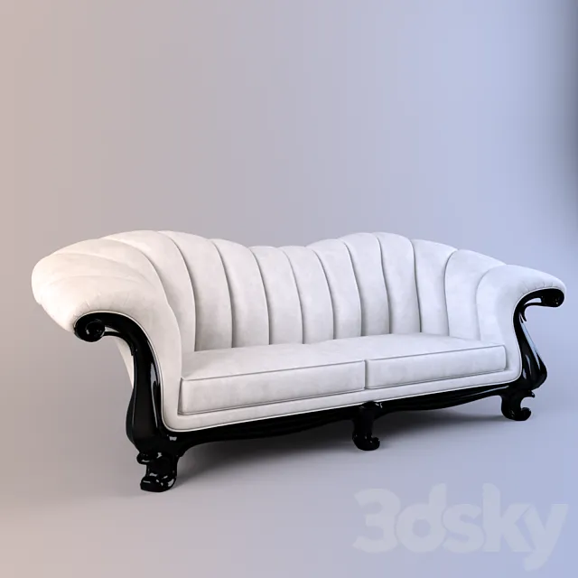 Sofa Louvre MANTELLASSI Casa Gioiello Louvre 3D Model