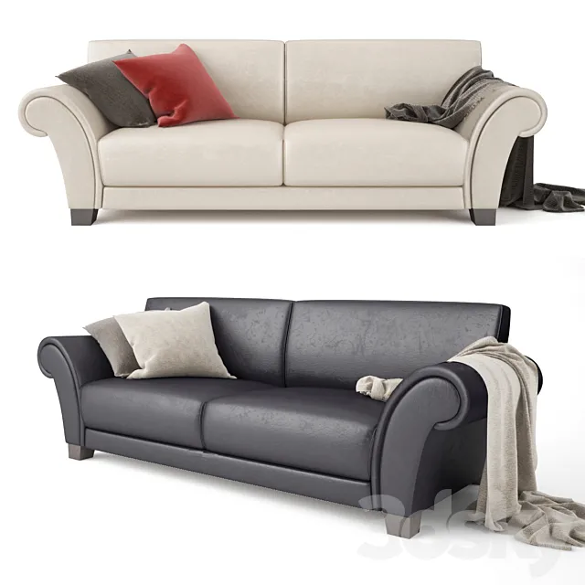 Sofa Loveseat 3D Model
