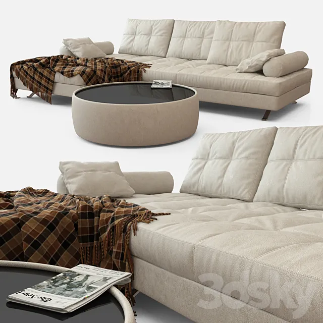 Sofa Madison from Relotti m01-1 3D Model