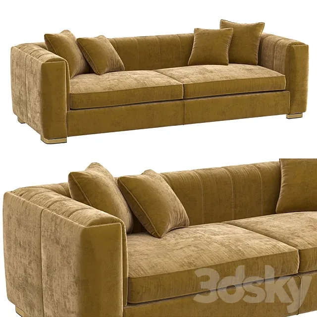 Sofa Magritte Zanaboni 3D Model