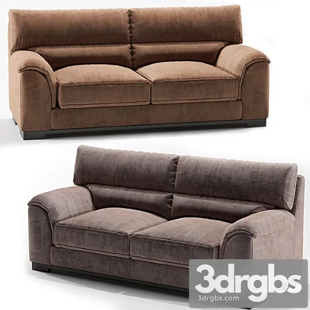 Sofa malika 3 seats + 2 seats 2 3D Model Free
