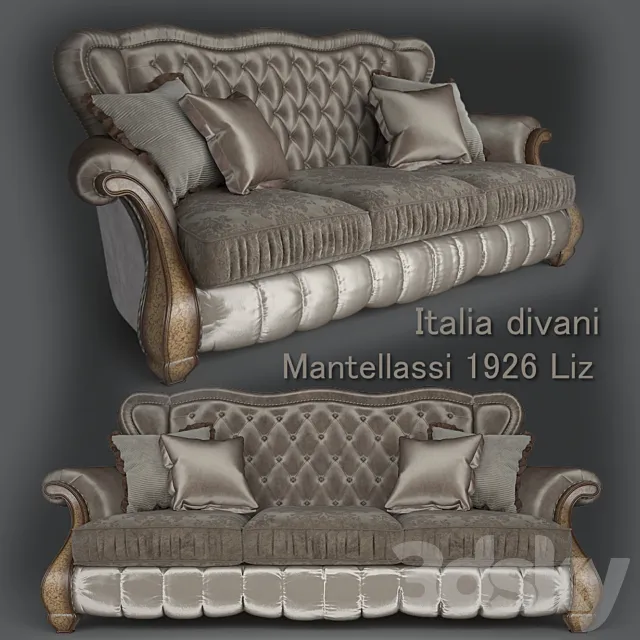 Sofa Mantellassi 1926 Liz 3DModel
