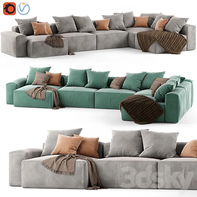 Sofa Marelli Gary 3D Model