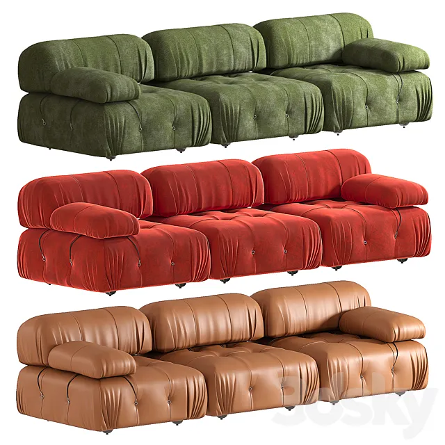 Sofa Mario Bellini Tribute 3D Model