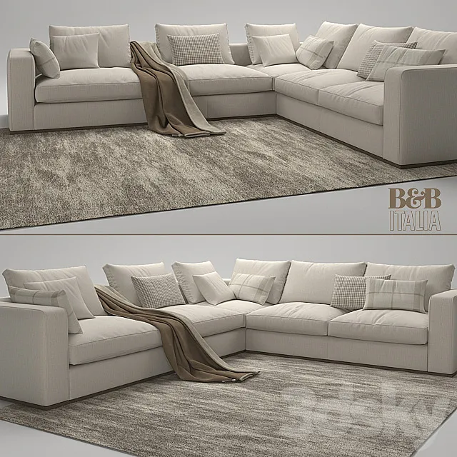 Sofa MAXALTO B & B ITALIA OMNIA 3DModel