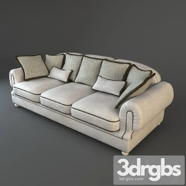 Sofa Medea Art 523 1 3D Model Free