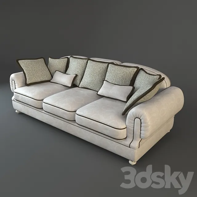 Sofa Medea Art. 523 3D Model