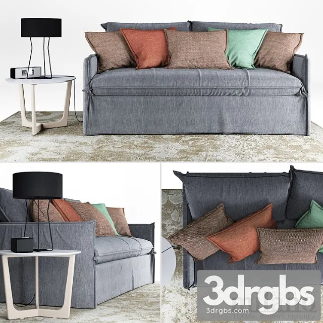 Sofa Milano Bedding Clarke 3D Model Free