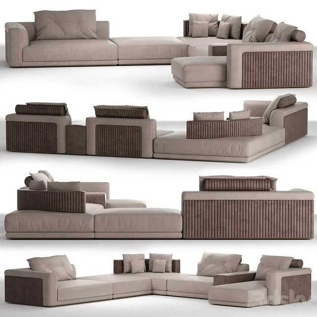 Sofa Miller (Visionnaire) 3D Model