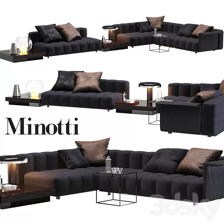 Sofa Minotti Freeman 3D Model