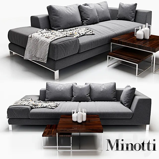 Sofa Minotti HAMILTON ISLANDS 3DModel