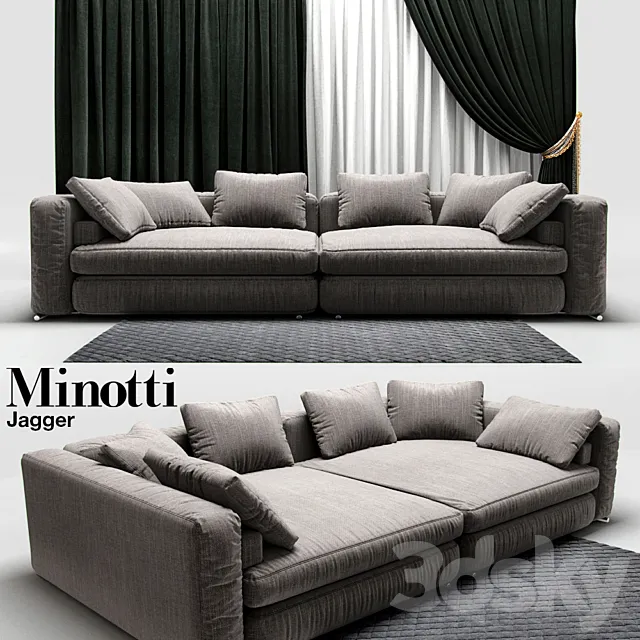 Sofa Minotti Jagger 3DModel