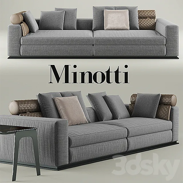 Sofa minotti leonard 3DModel