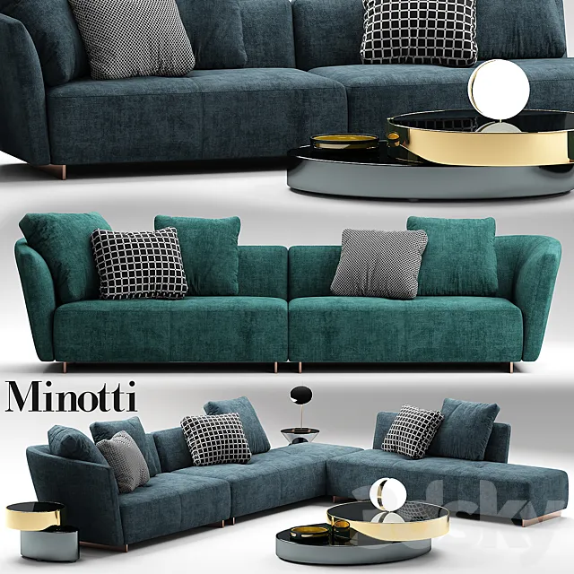 Sofa minotti lounge seymour 3DModel