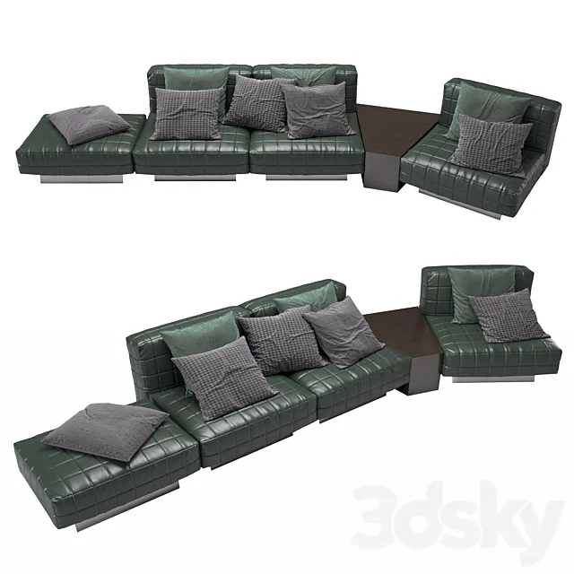 Sofa Minotti Twiggy 3D Model